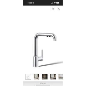 Kohler Pull-out kitchen sink faucet with sprayhead Stainless steel 7505-VS
